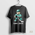 Official San Jose Sharks Hockey 8 Bit Retro Baller Shirt
