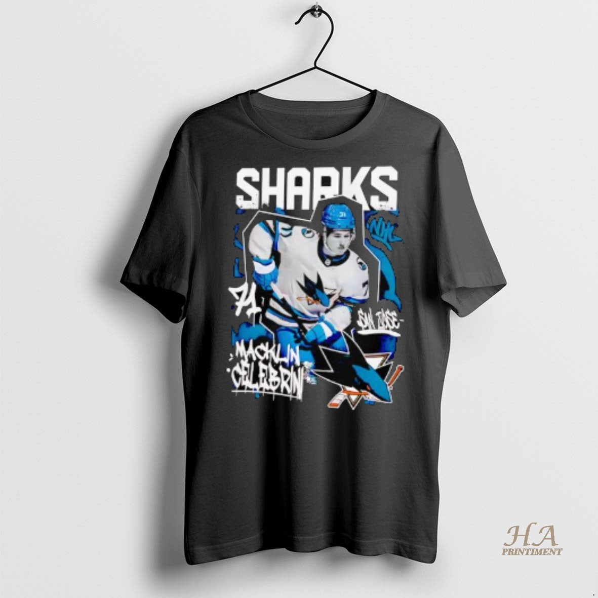 Official San Jose Sharks Macklin Celebrini Star Moment Shirt
