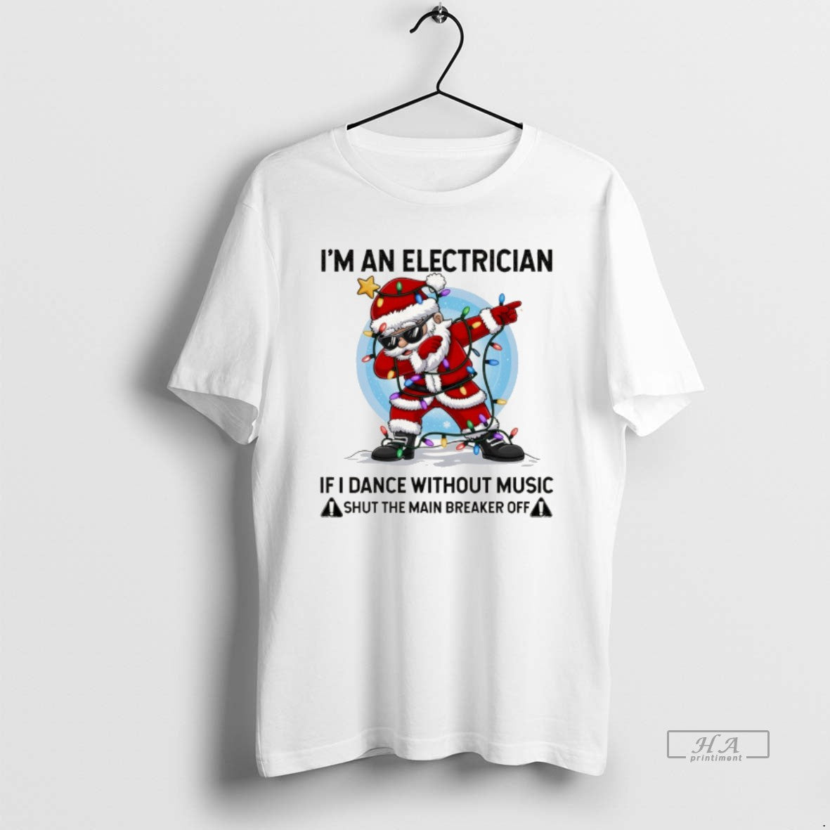 Official Santa Claus Im An Electrician If I Dance Without Music Shut The Main Breaker