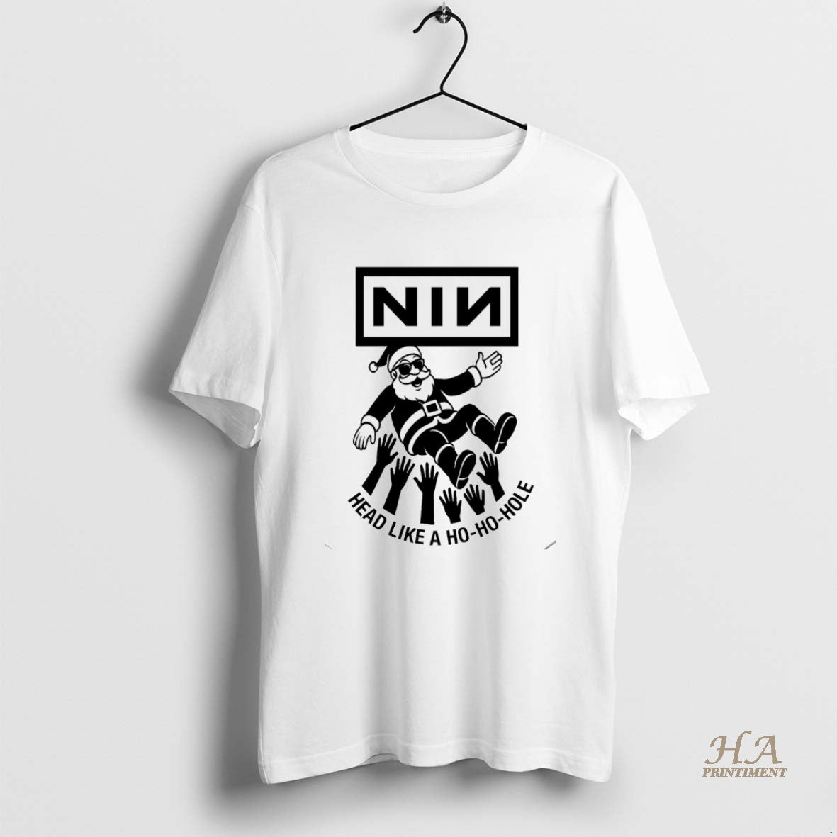 Official Santa Claus Nin Head Like A Ho Ho Hoe Christmas White