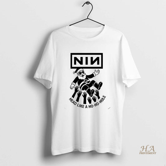 Official Santa Claus Nin Head Like A Ho Ho Hoe Christmas White