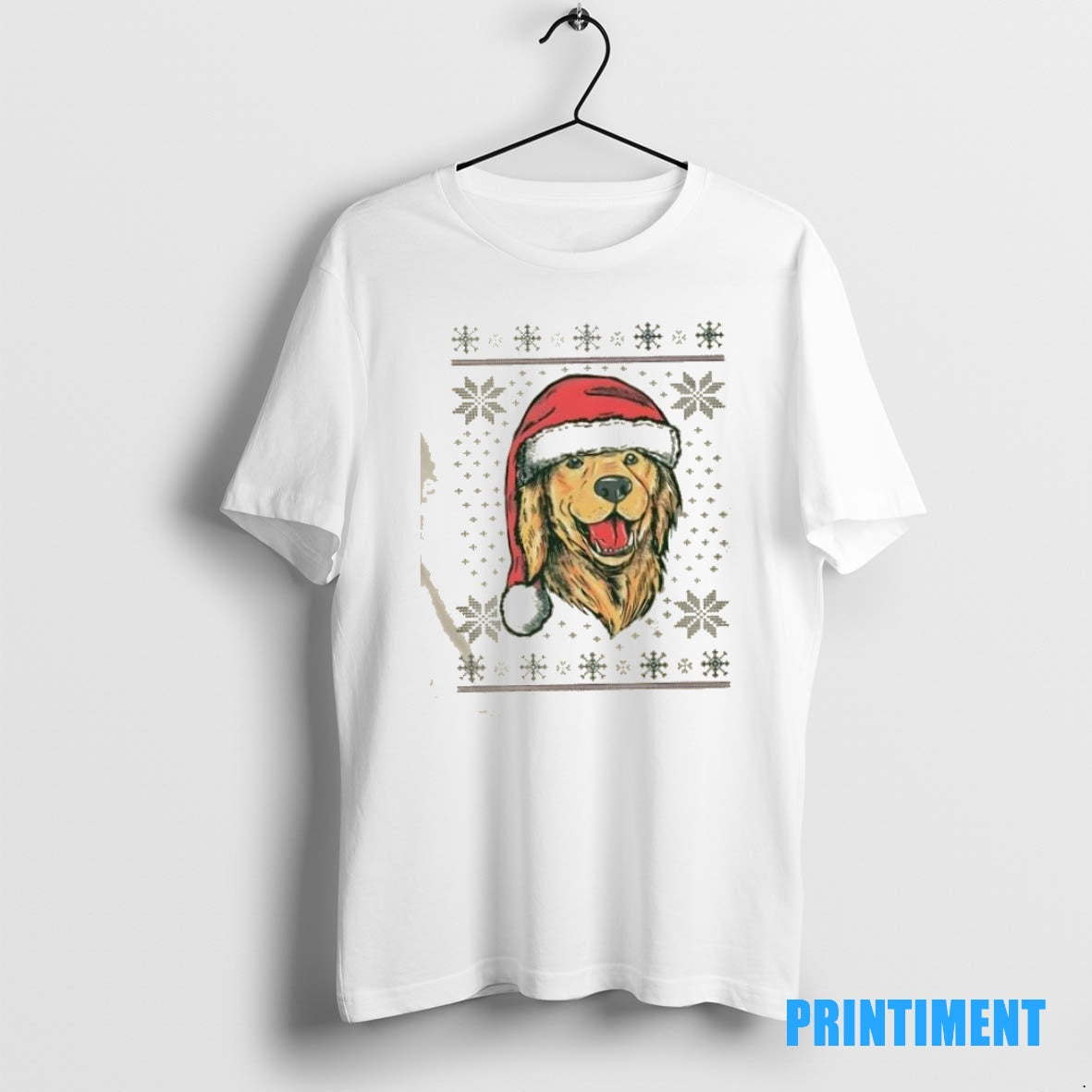 Official Santa Dog Ugly Christmas Tee Sweater