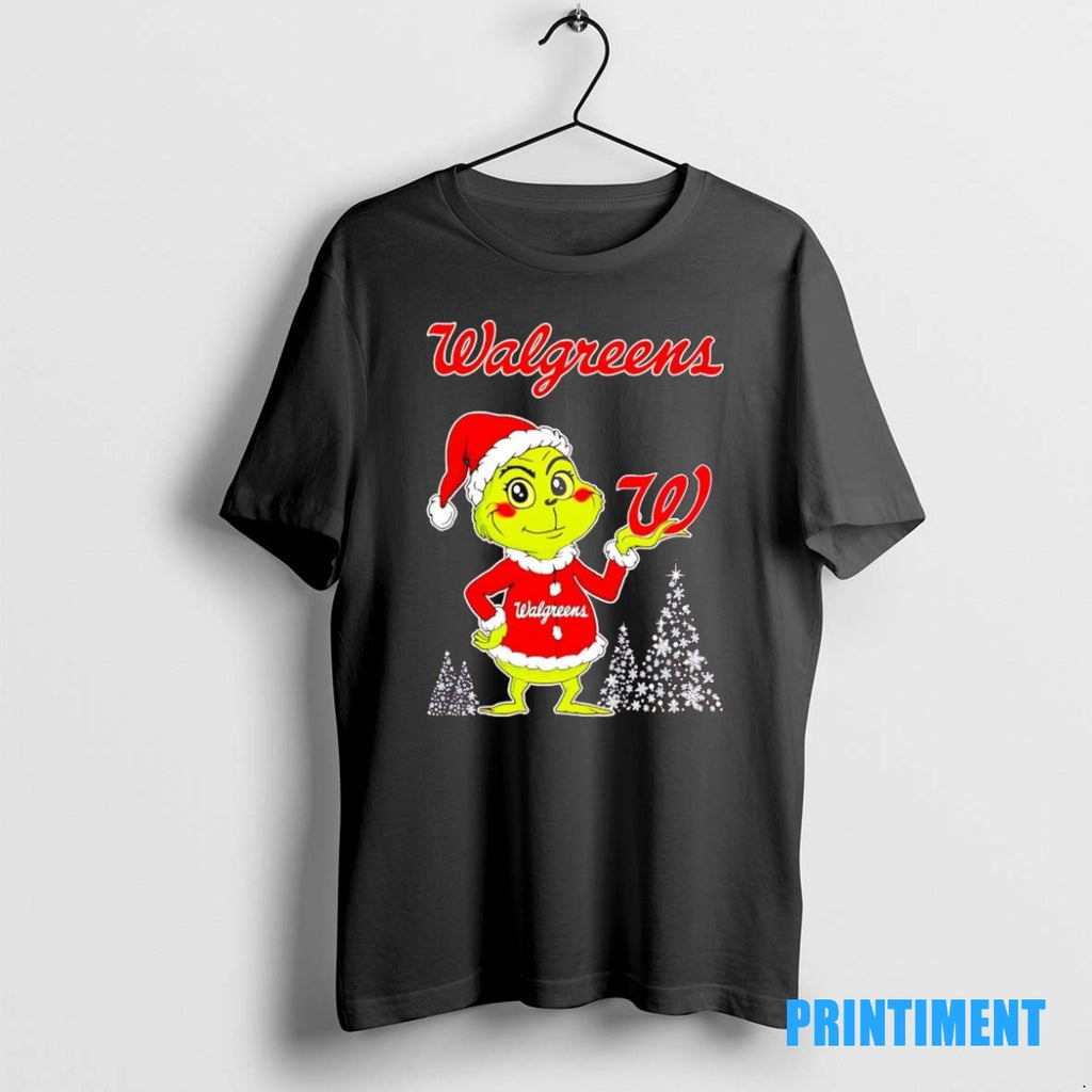 Official Santa Grinch Walgreens Christmas Tee Sweater