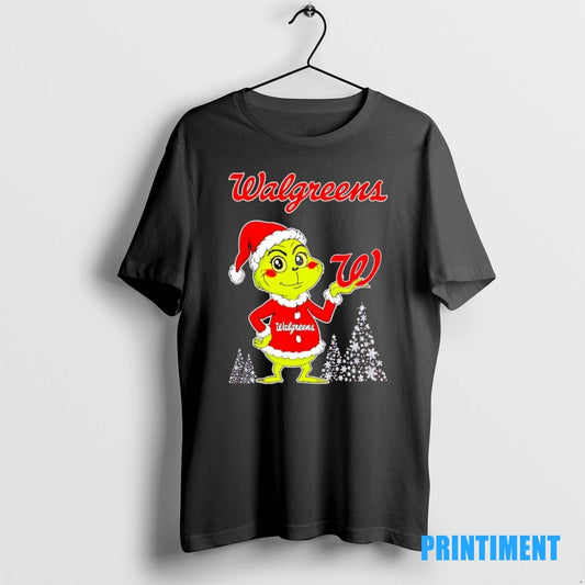 Official Santa Grinch Walgreens Christmas Tee Sweater