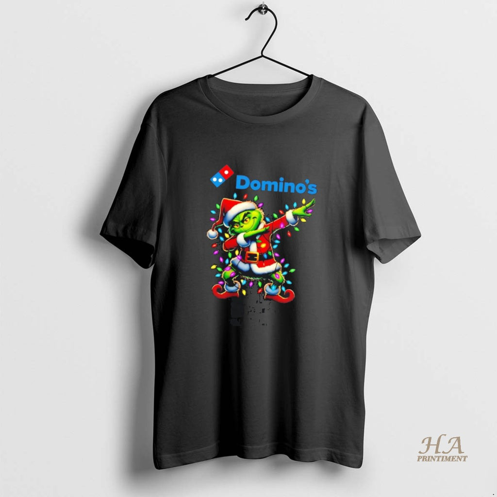 Official Santa Grinch Dabbing Dominos Christmas Light