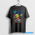 Official Santa Grinch Dabbing Duke Energy Christmas Light Tee Sweater