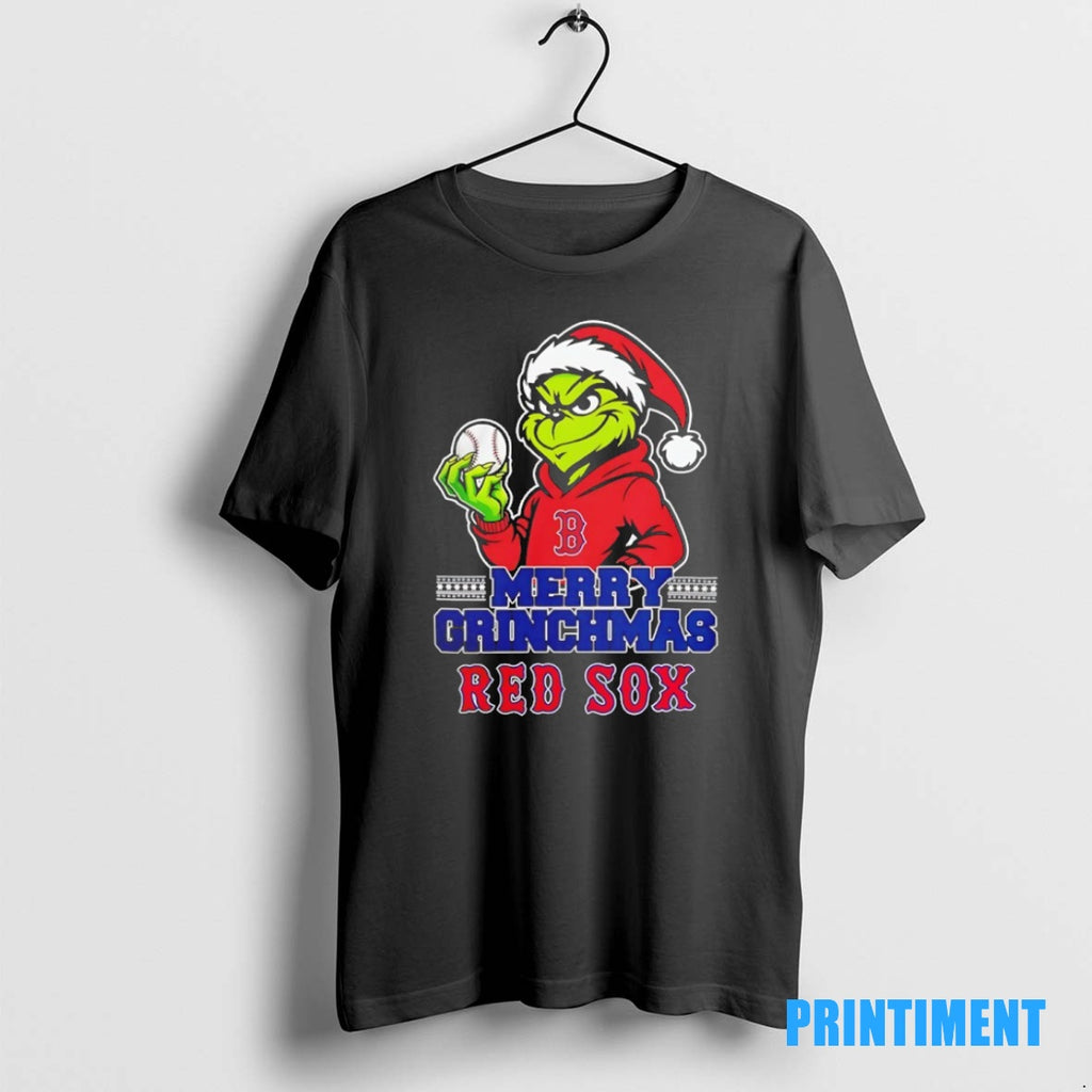 Official Santa Grinch Wears Boston Red Sox Baseball Merry Christmas 2025 Tee Sweater