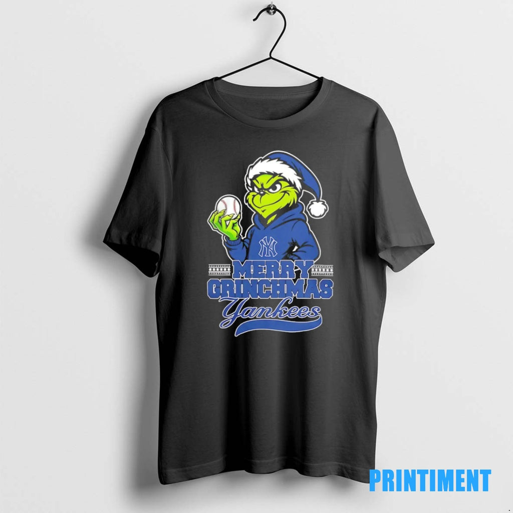Official Santa Grinch Wears New York Yankees Baseball Merry Christmas 2025 Tee Sweater