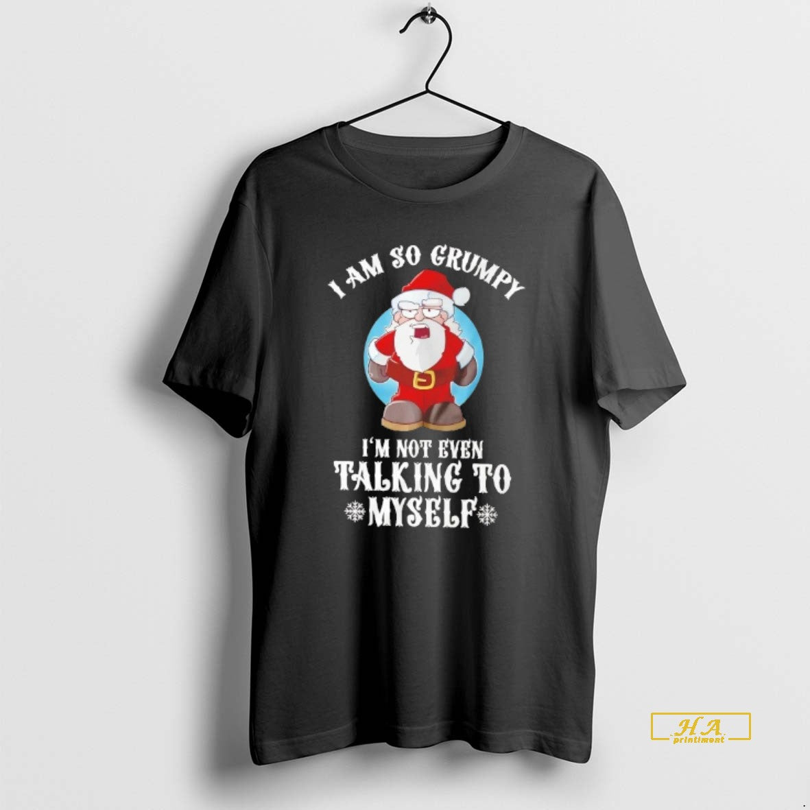 Official Santa I Am So Grumpy Im Not Even Talking To Myself Christmas