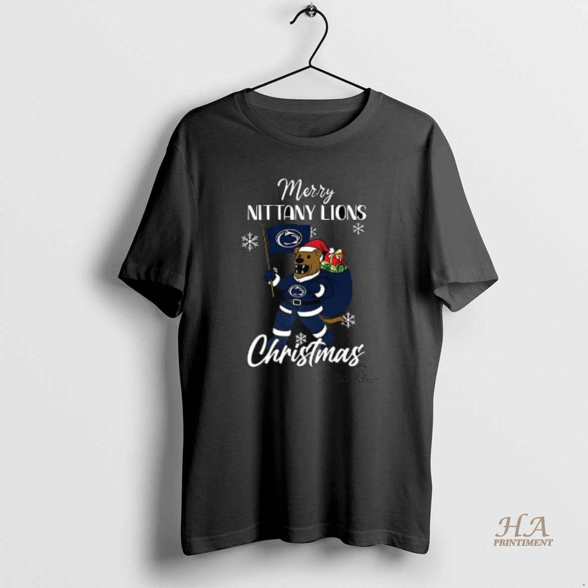 Official Santa Merry Penn State Nittany Lions Mascot Merry Christmas 2025