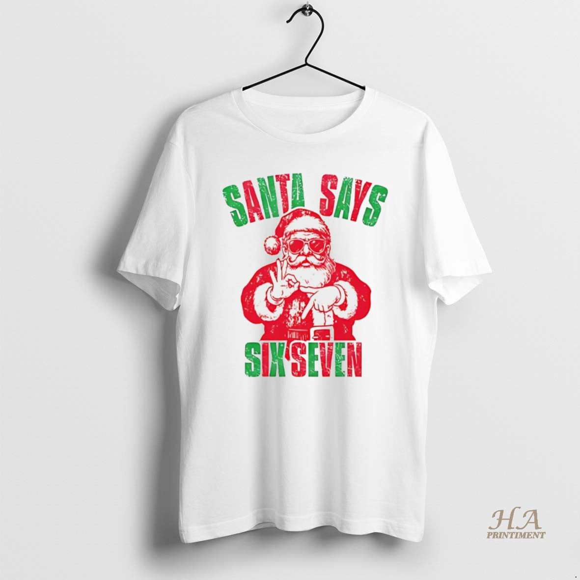 Official Santa Six Seven Christmas White