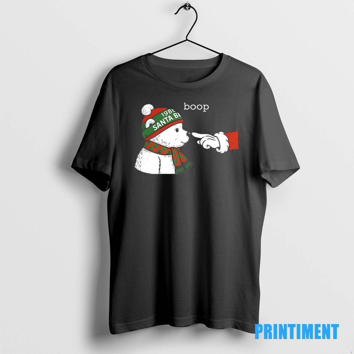 Official Santa Bear Boop Minnesota 1986 Tee Sweater