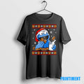 Official Santa Hat Cookie Monster Ugly Christmas 2025 Tee Sweater