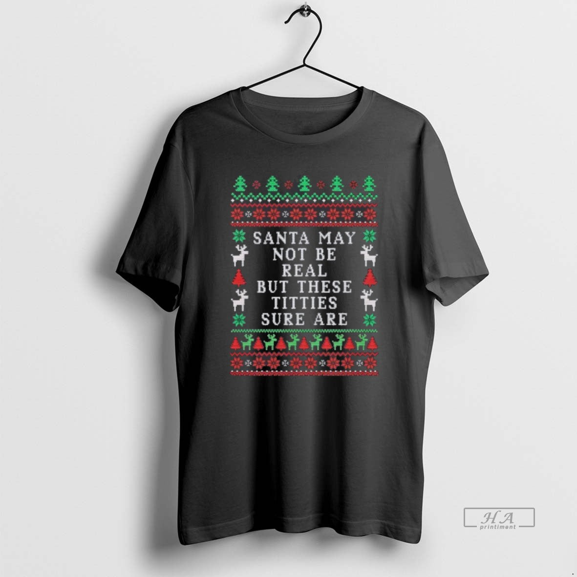 Official Santa May Not Be Real But These Titties Sure Are Ugly Christmas