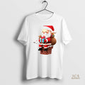 Official Santa On Chimney Christmas Art