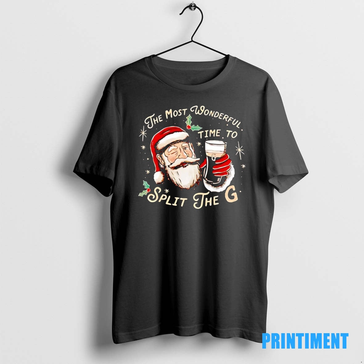 Official Santa The Most Wonderful Time To Split The G Christmas Tee Sweater