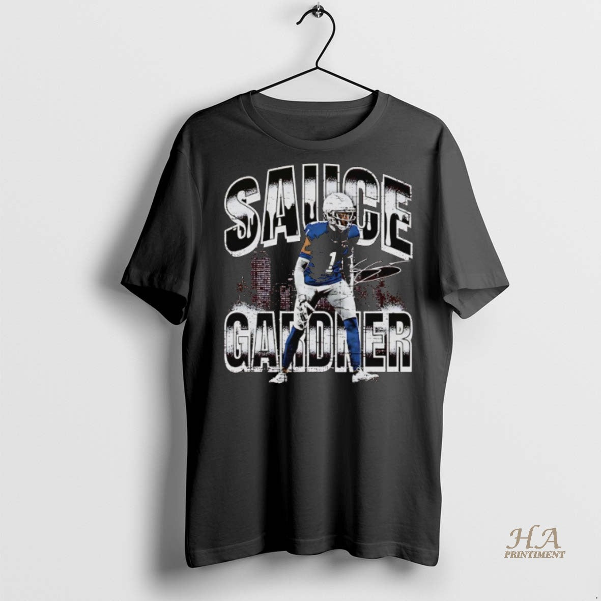 Official Sauce Gardner Skyline Signature Indianapolis Colts Shirt