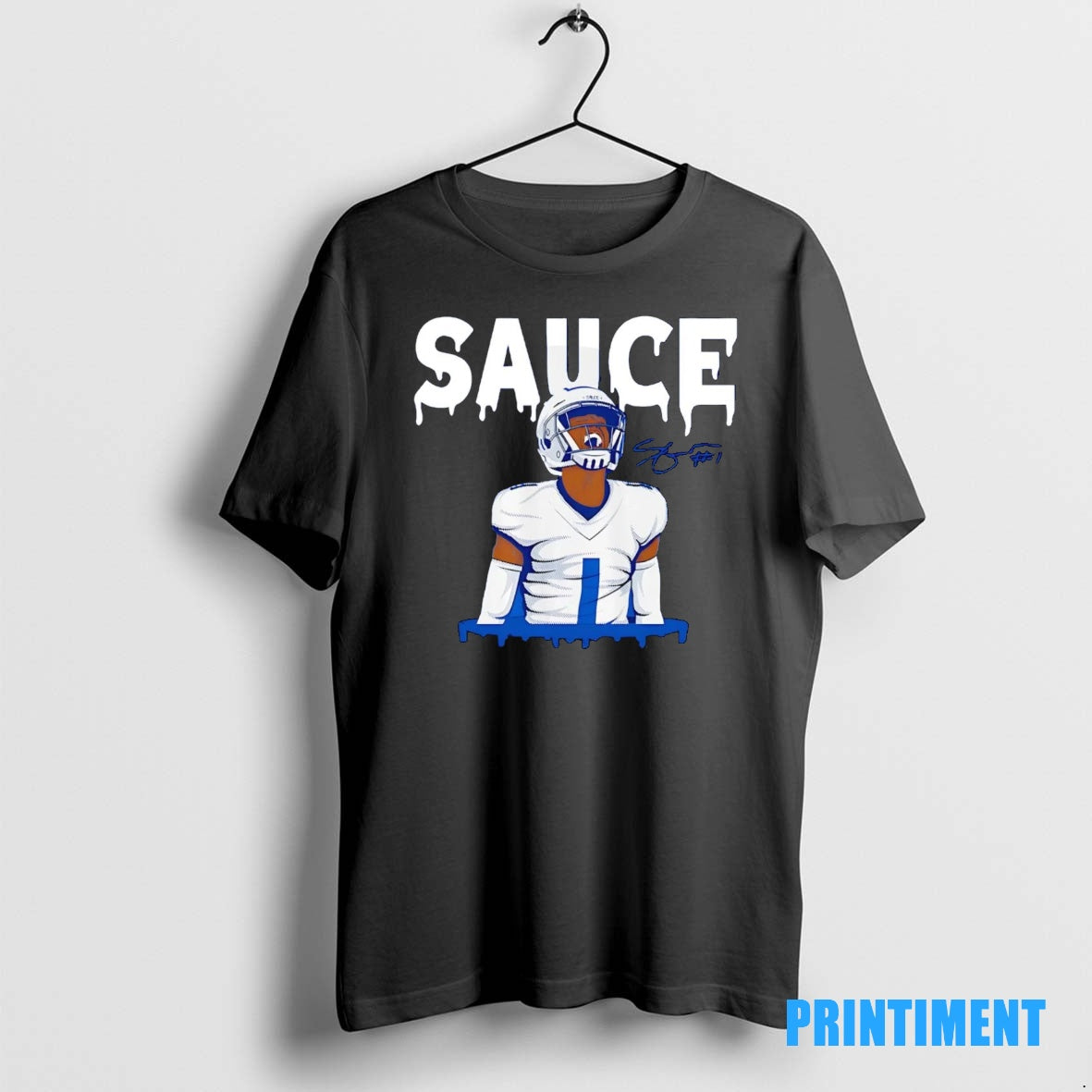 Official Sauce Sauce Gardner The Drip Indianapolis Colts Tee Sweater