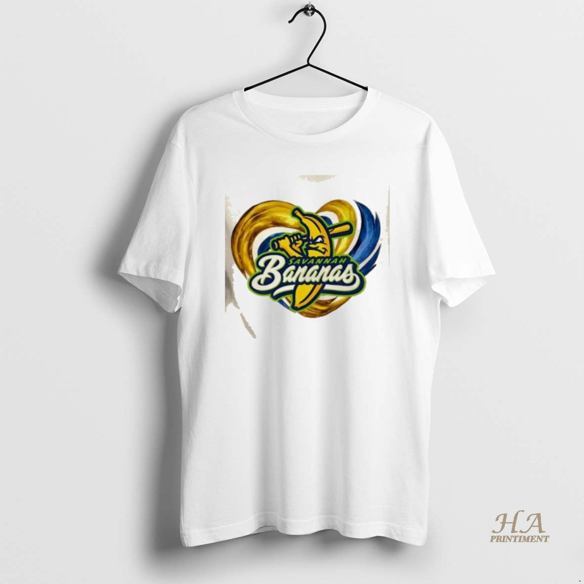 Official Savannah Bananas Baseball Heart Colors