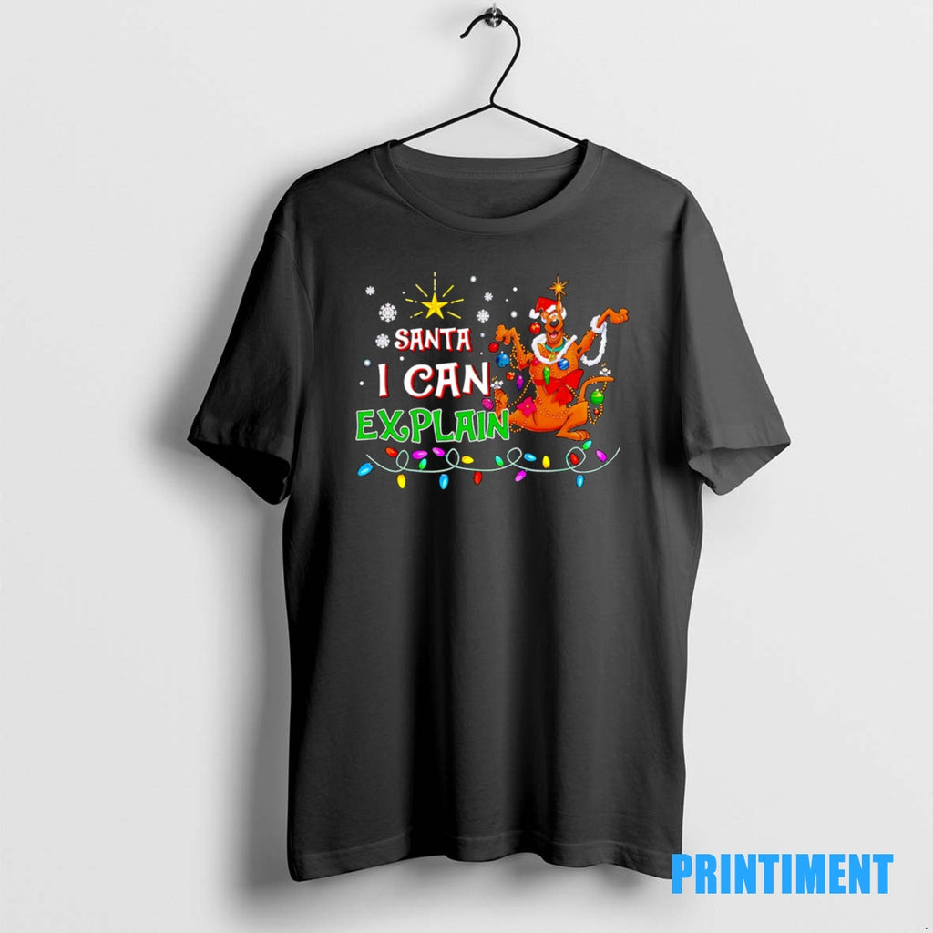 Official Scooby Doo Santa I Can Explain Tee Sweater