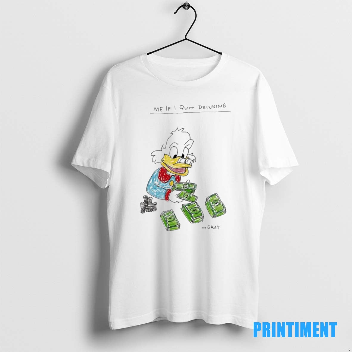 Official Scrooge Mcduck Me If I Quit Drinking Tee Sweater