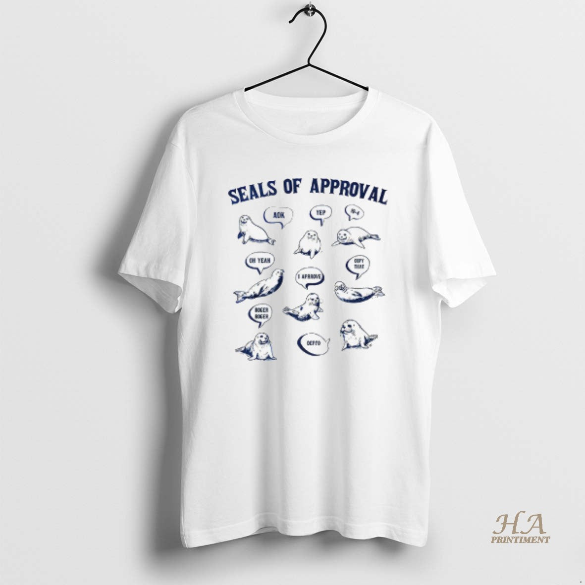 Official Seals Of Approval Funny Seal Graphic