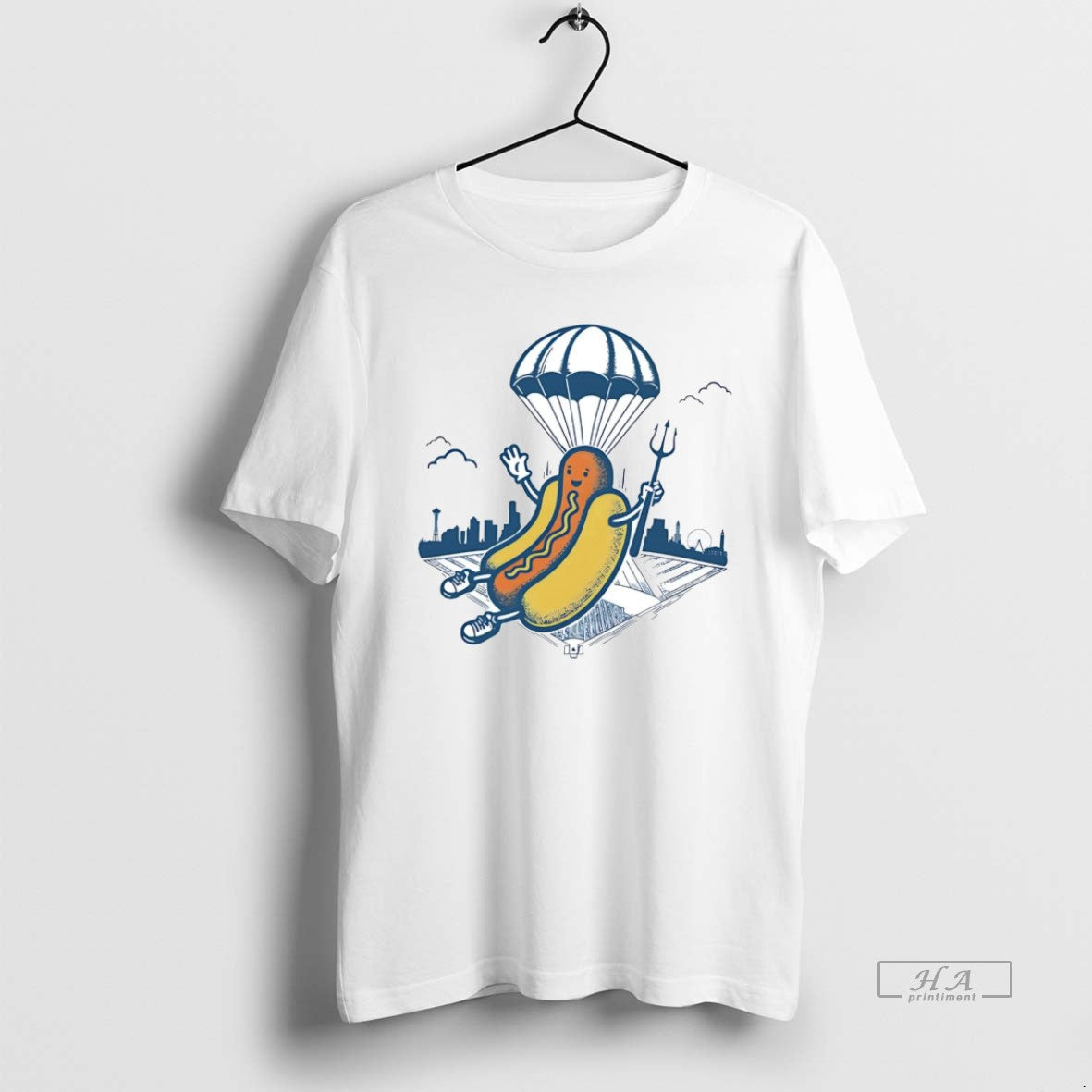 Official Seattle Mariners Parachuting Hot Dog