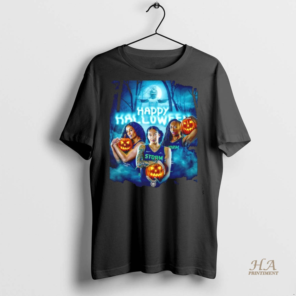 Official Seattle Storm Wnba Happy Halloween 2025 Shirt