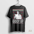 Official Seinfeld Kramer Giddy Up Christmas Ugly Shirt