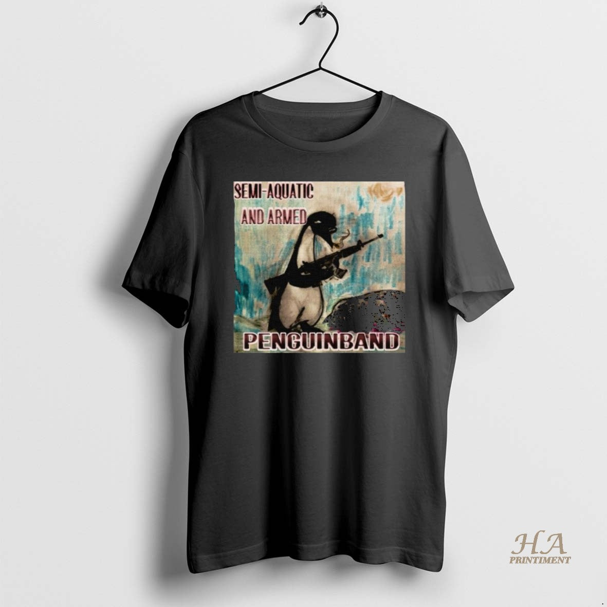 Official Semi Aquatic And Armed Penguin Band