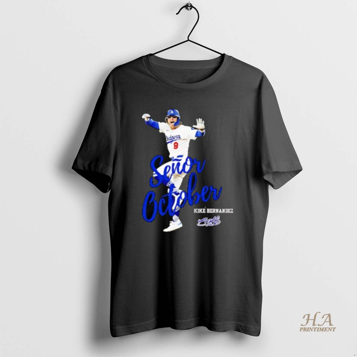 Official Senor October Kike Hernandez Dodgers Player 8