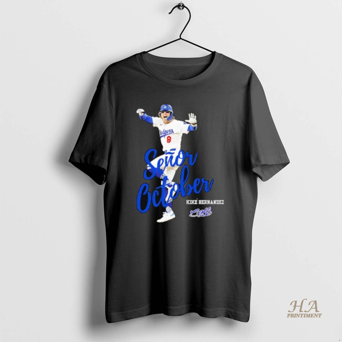 Official Senor October Kike Hernandez Postseason Signature