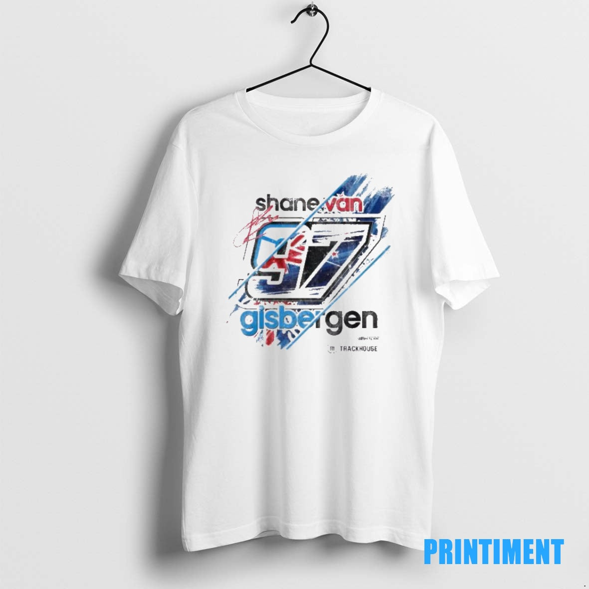 Official Shane Van Gisbergen Trackhouse Racing Team Collection 2026 Driver Flag Tee Sweater