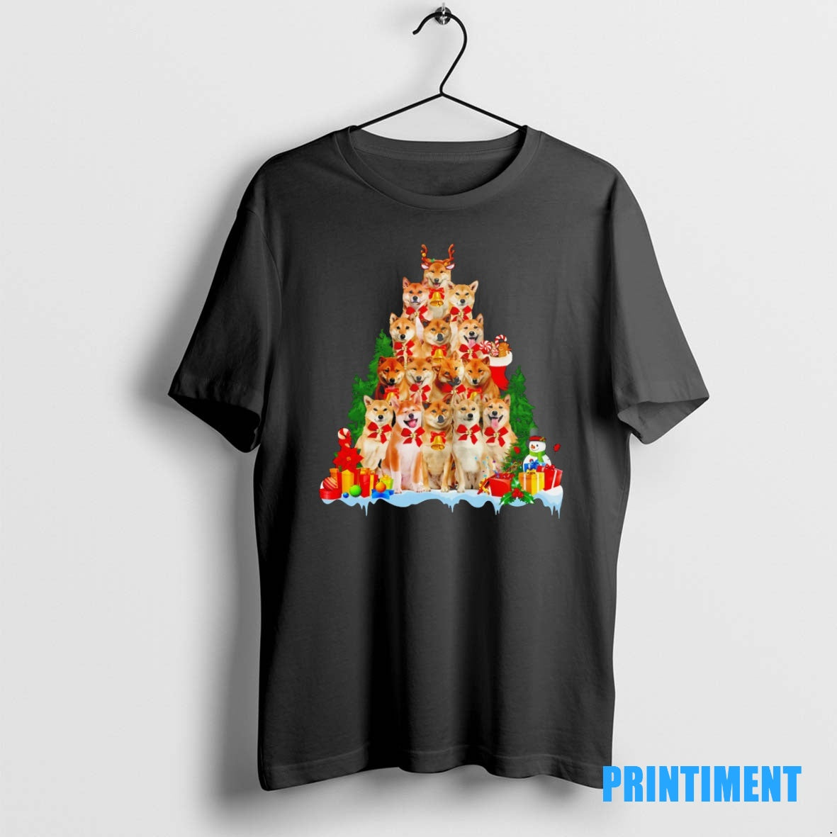 Official Shiba Inu Christmas Tree Tee Sweater