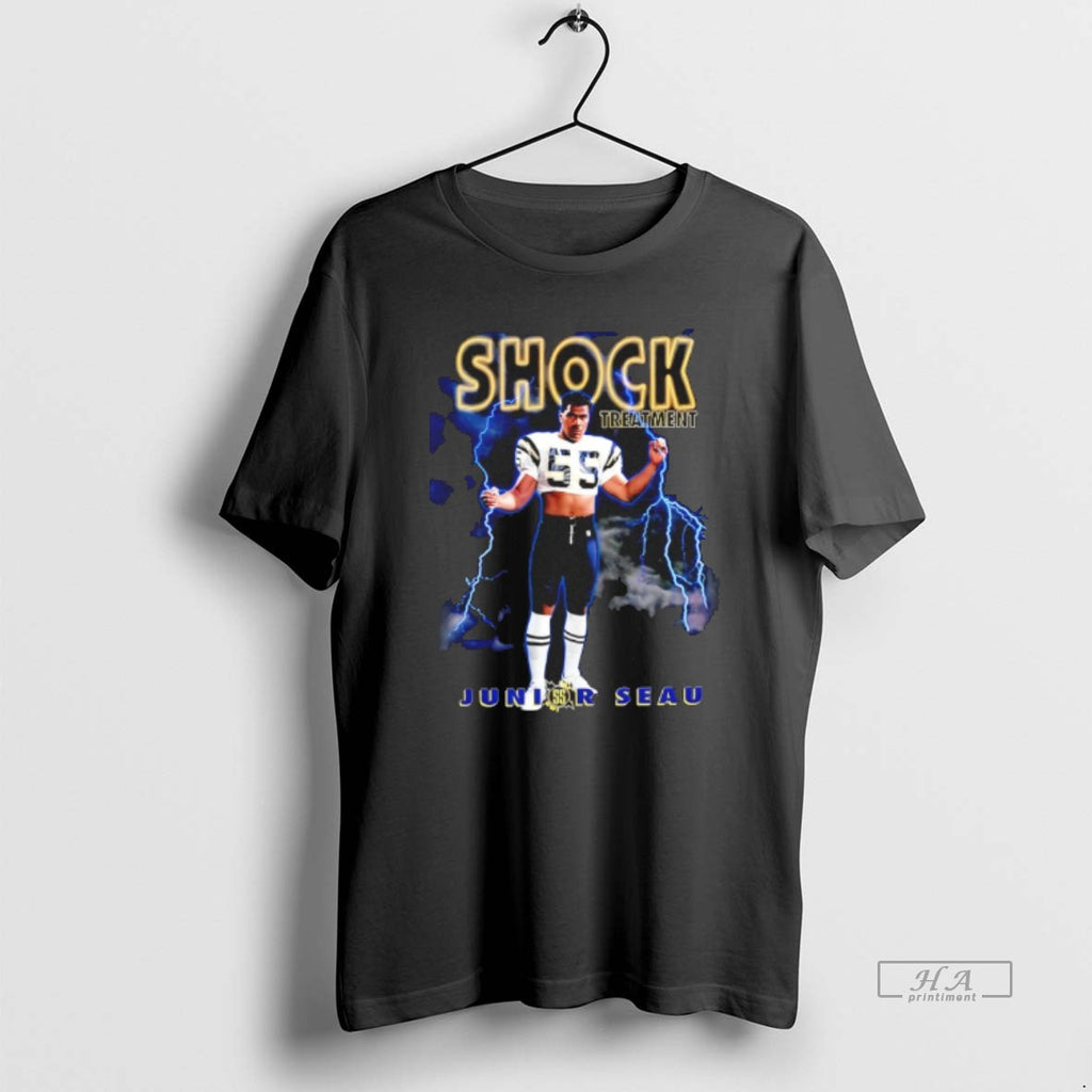 Official Shock Treatment Junior Seau San Diego Chargers