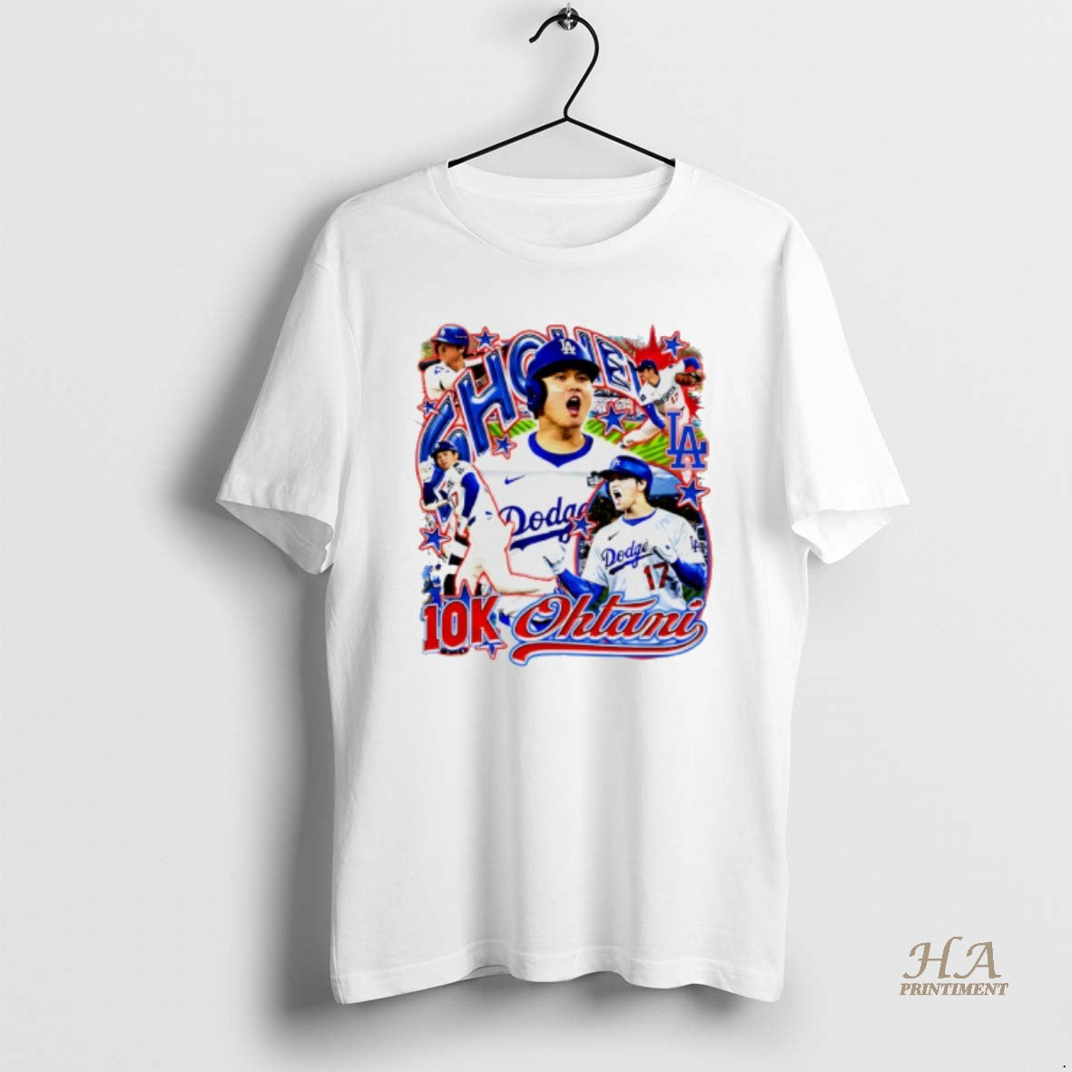Official Shohei Ohtani 10k Los Angeles Dodgers Graphic