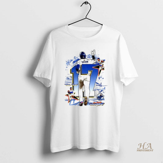 Official Shohei Ohtani 17 Sho Time Hollywood Los Angeles Dodgers Mlb Baseball World Series Graphic