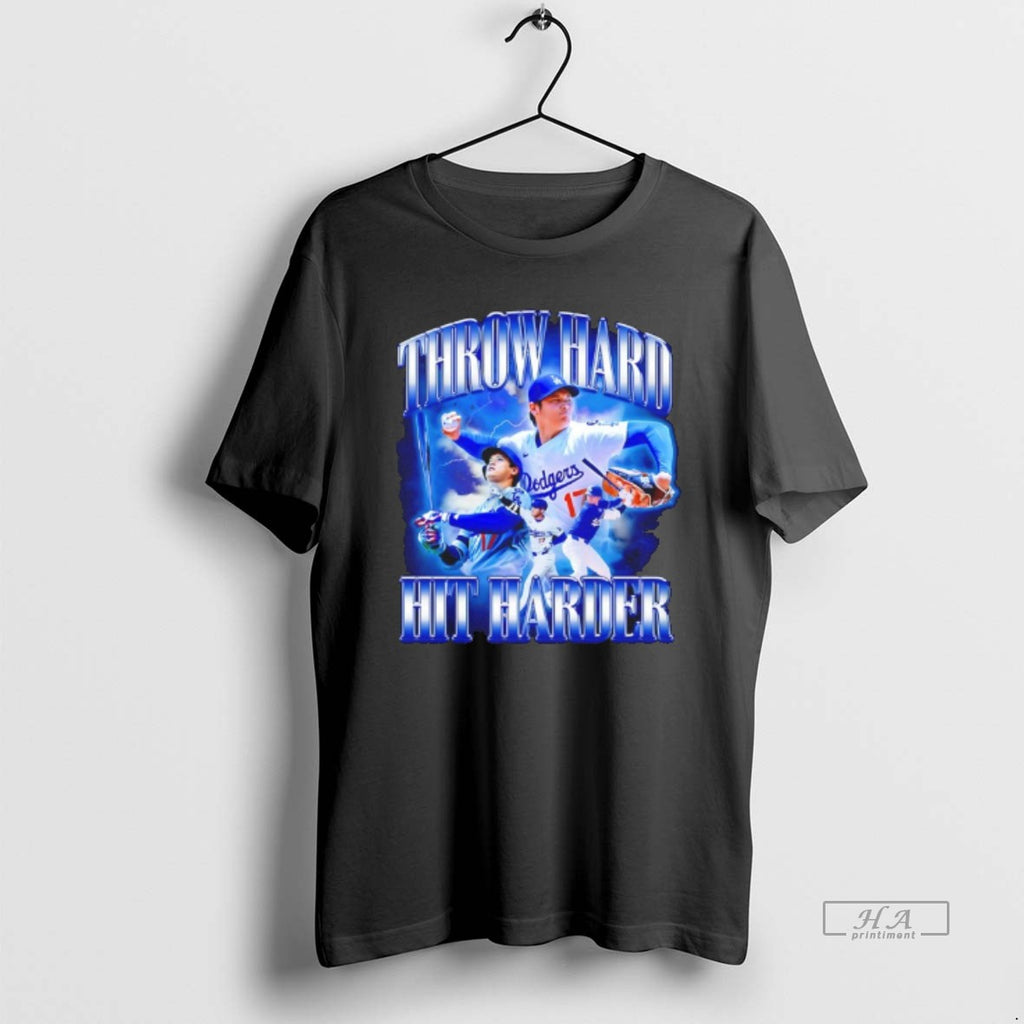 Official Shohei Ohtani Dodgers Hit Far Throw Hard Hit Harder