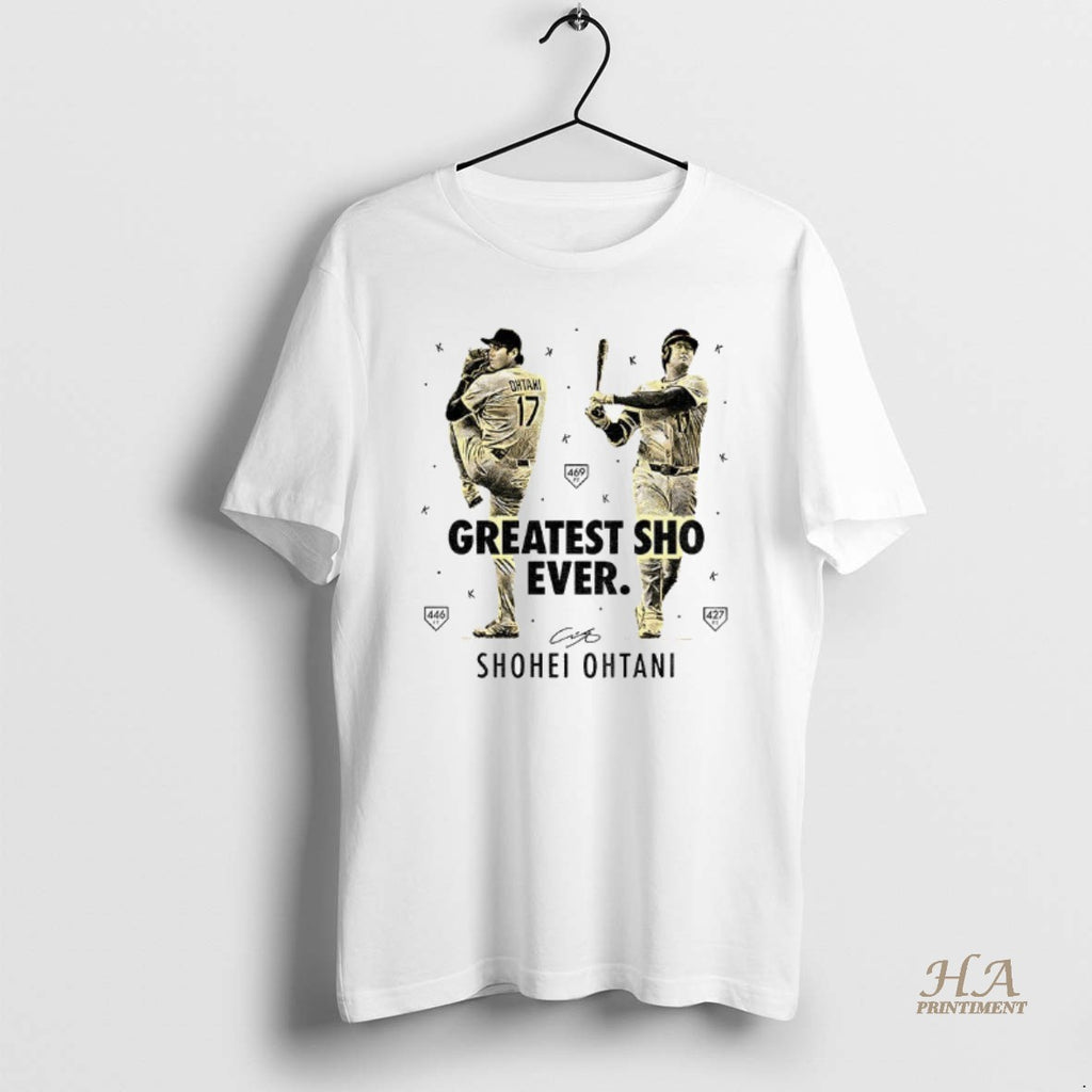 Official Shohei Ohtani Greatest Sho Ever Los Angeles Dodgers Mlb Baseball Signature