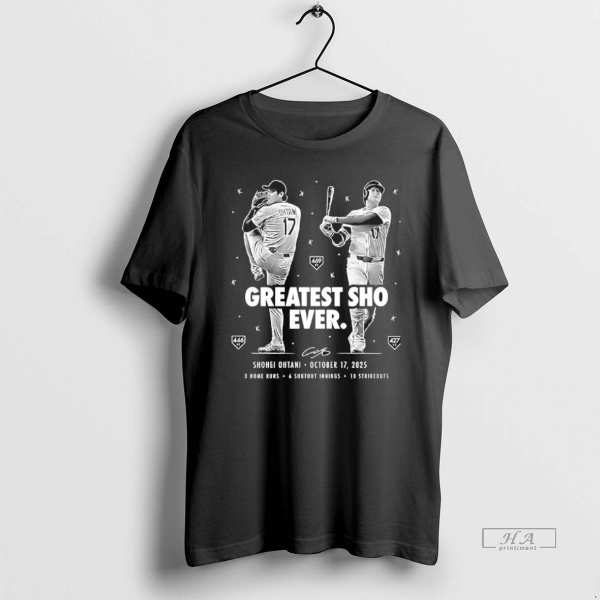Official Shohei Ohtani Greatest Sho Ever Wins Nlcs Mvp 3 Home Runs 6 Shutout 10