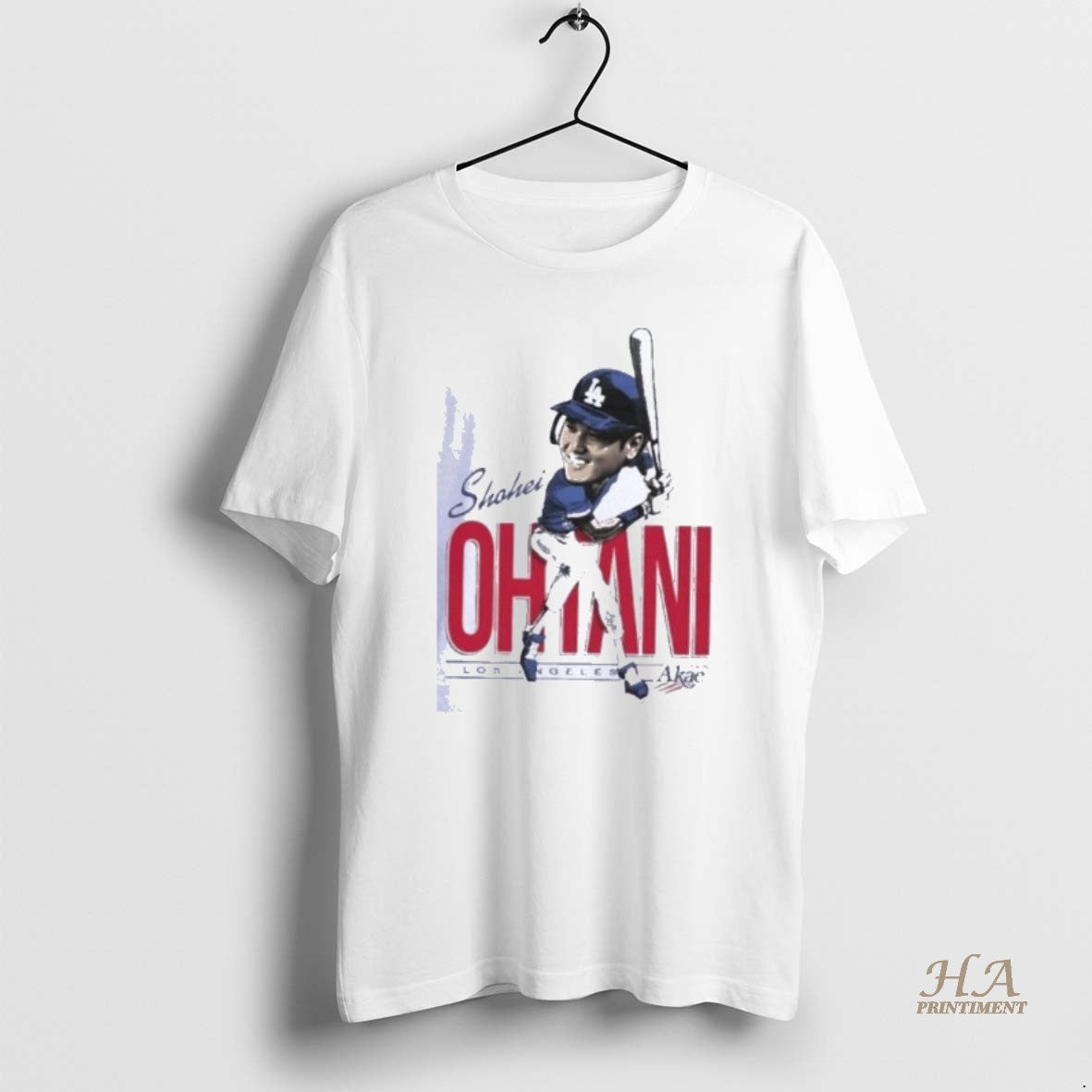 Official Shohei Ohtani Los Angeles Dodgers Baseball Caricature Shirts