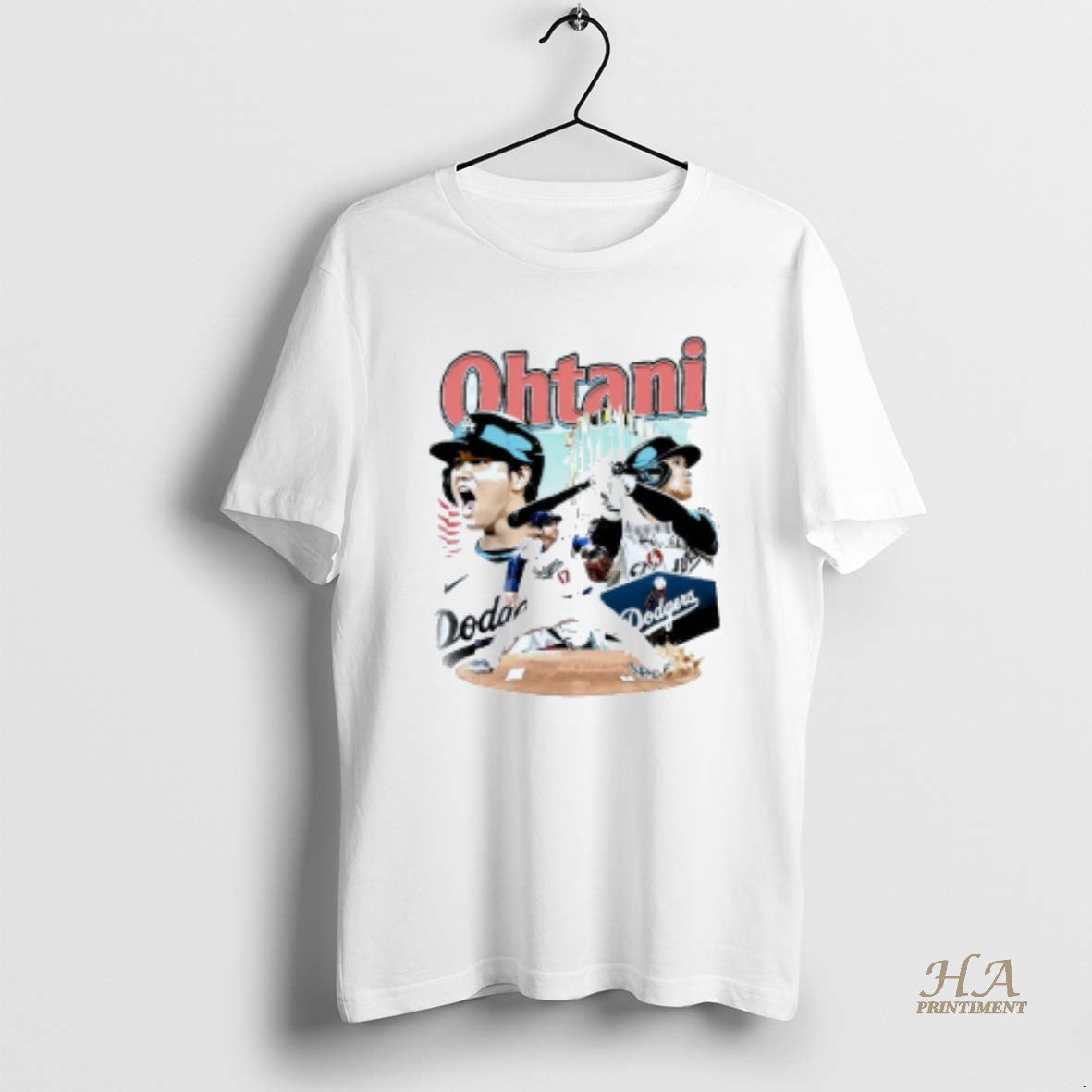Official Shohei Ohtani Los Angeles Dodgers Mlb Baseball Player Mens White Tee