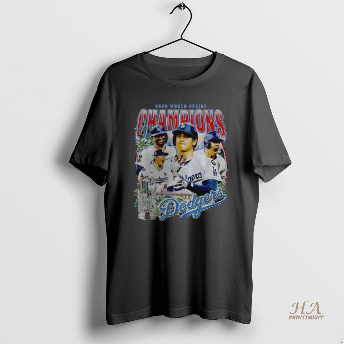 Official Shohei Ohtani Yoshinobu Yamamoto Iconic Moment Los Angeles Dodgers Mlb Baseball World Series Graphic