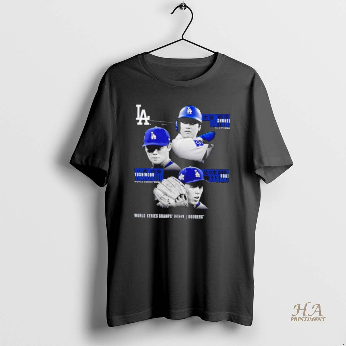 Official Shohei Ohtani Yoshinobu Yamamoto Roki Sasaki Los Angeles Dodgers 2025 World Series Champions Historic