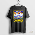 Official Shohei Ohtani Yoshinobu Yamamoto Teoscar Hernandez Los Angeles Dodgers Champion 2025 Signatures