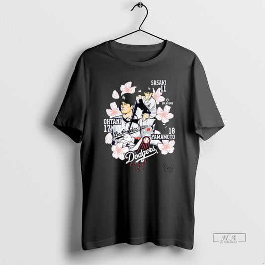 Official Shohei Ohtani And Yoshinobu Yamamoto Los Angeles Dodgers Flower