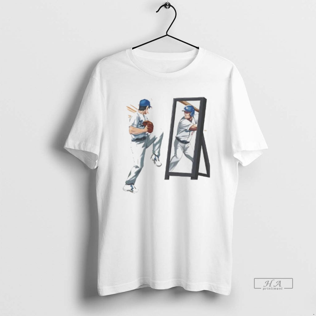 Official Shohei Ohtani Mirror Mid Windup La Dodgers