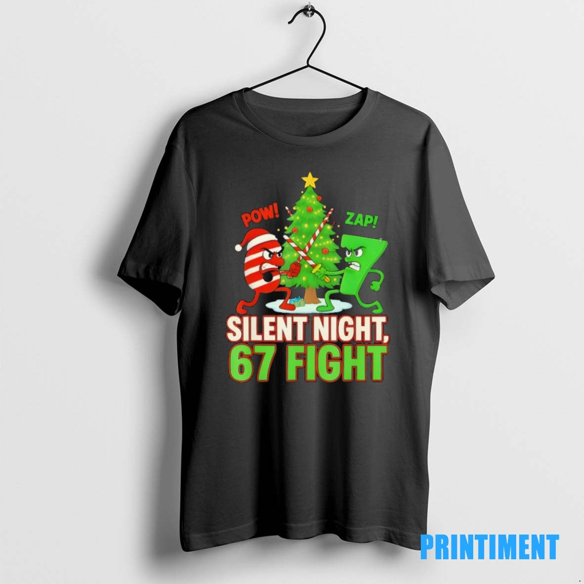Official Silent Night 67 Fight Christmas Tee Sweater