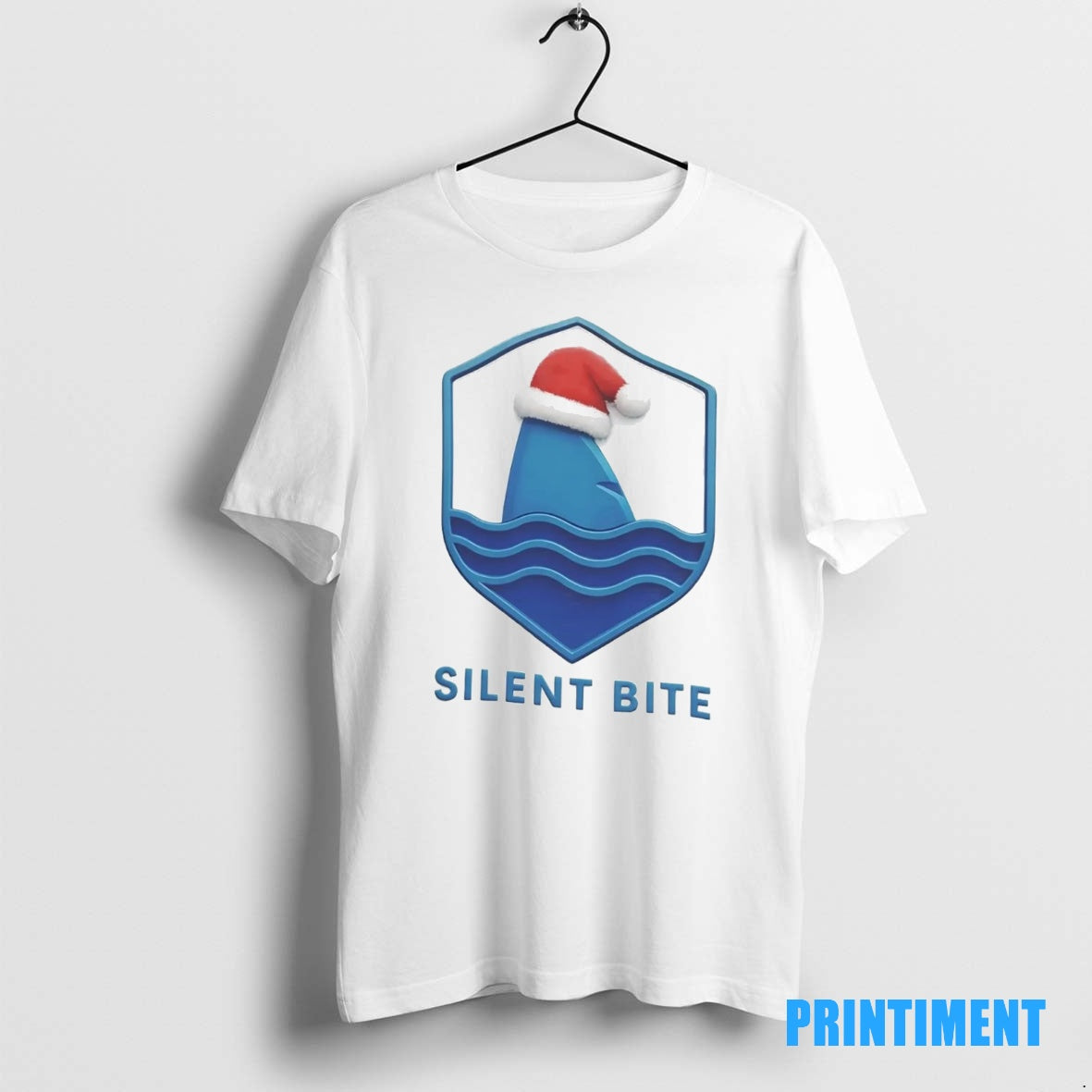 Official Silent Bite Shark Christmas Tee Sweater