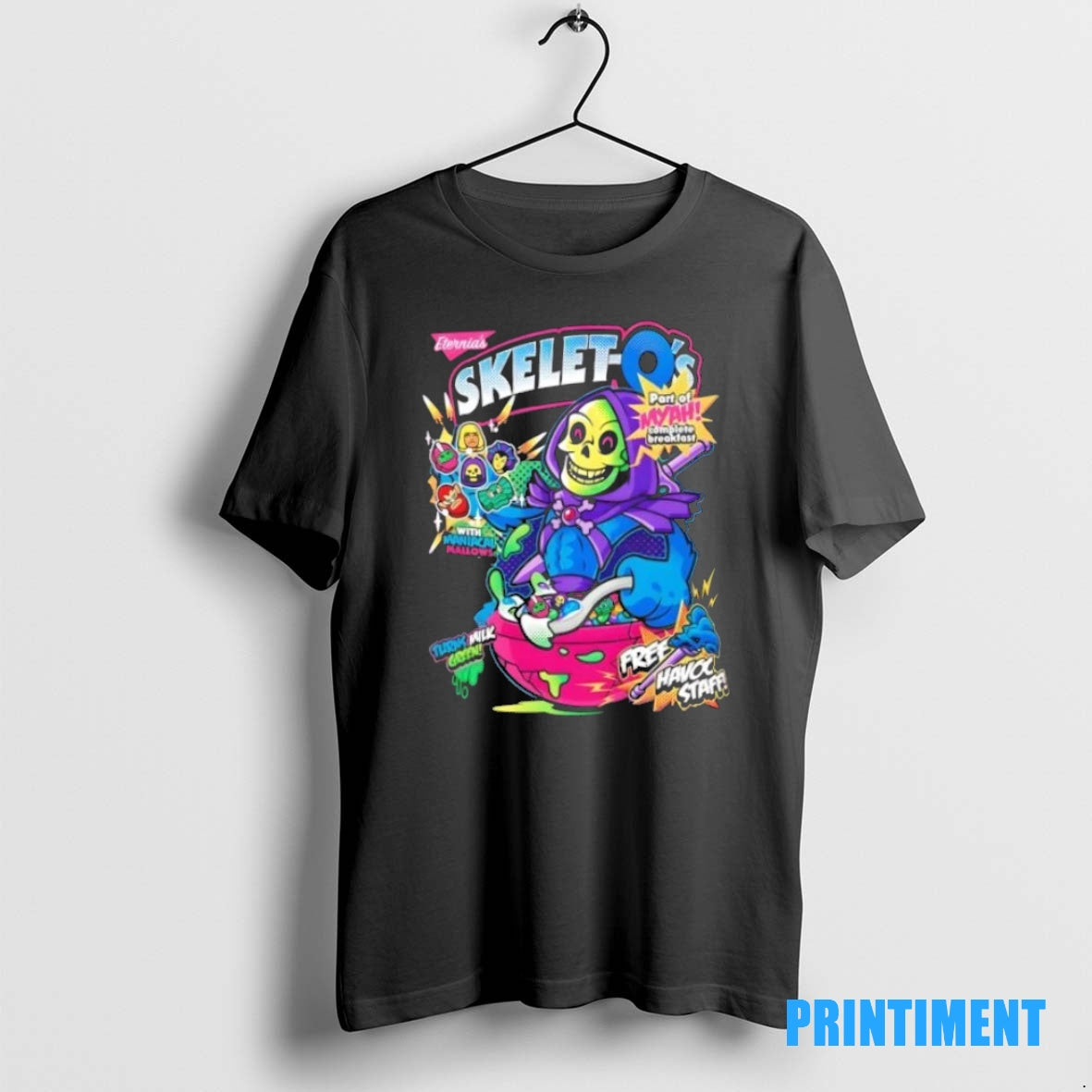 Official Skelet Os Cereal Grim Reaper Parody Tee Sweater